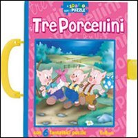 I tre porcellini. A spasso con i puzzle. Libro puzzle. Ediz. illustrata book