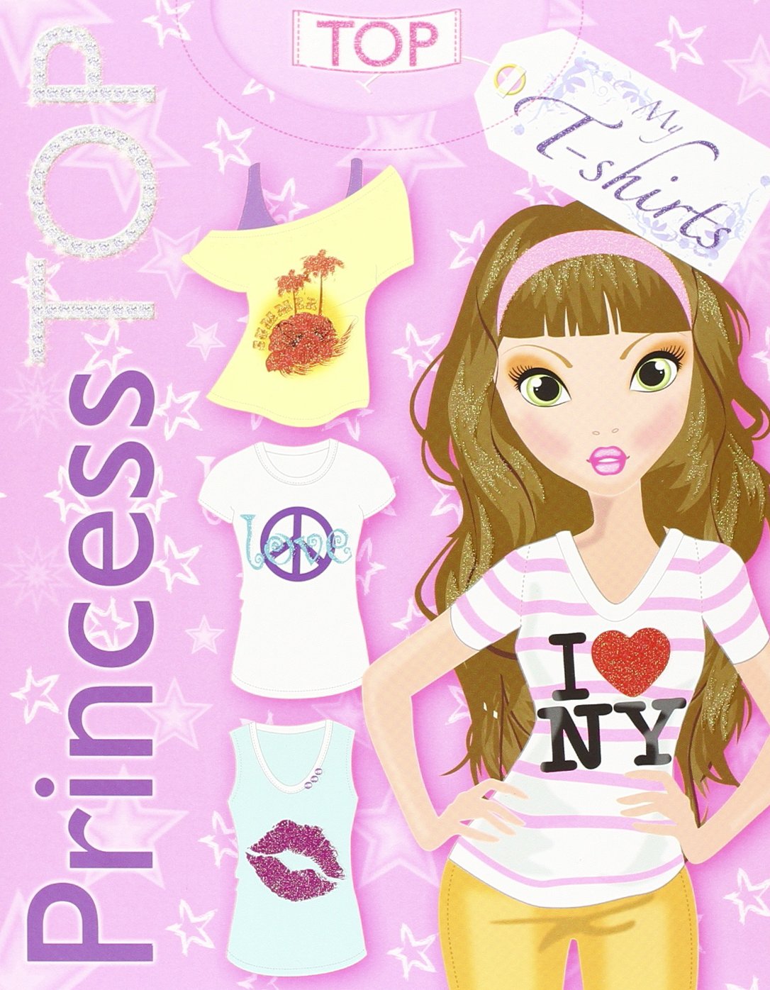My t-shirts. Princess Top. Con adesivi Non-fiction