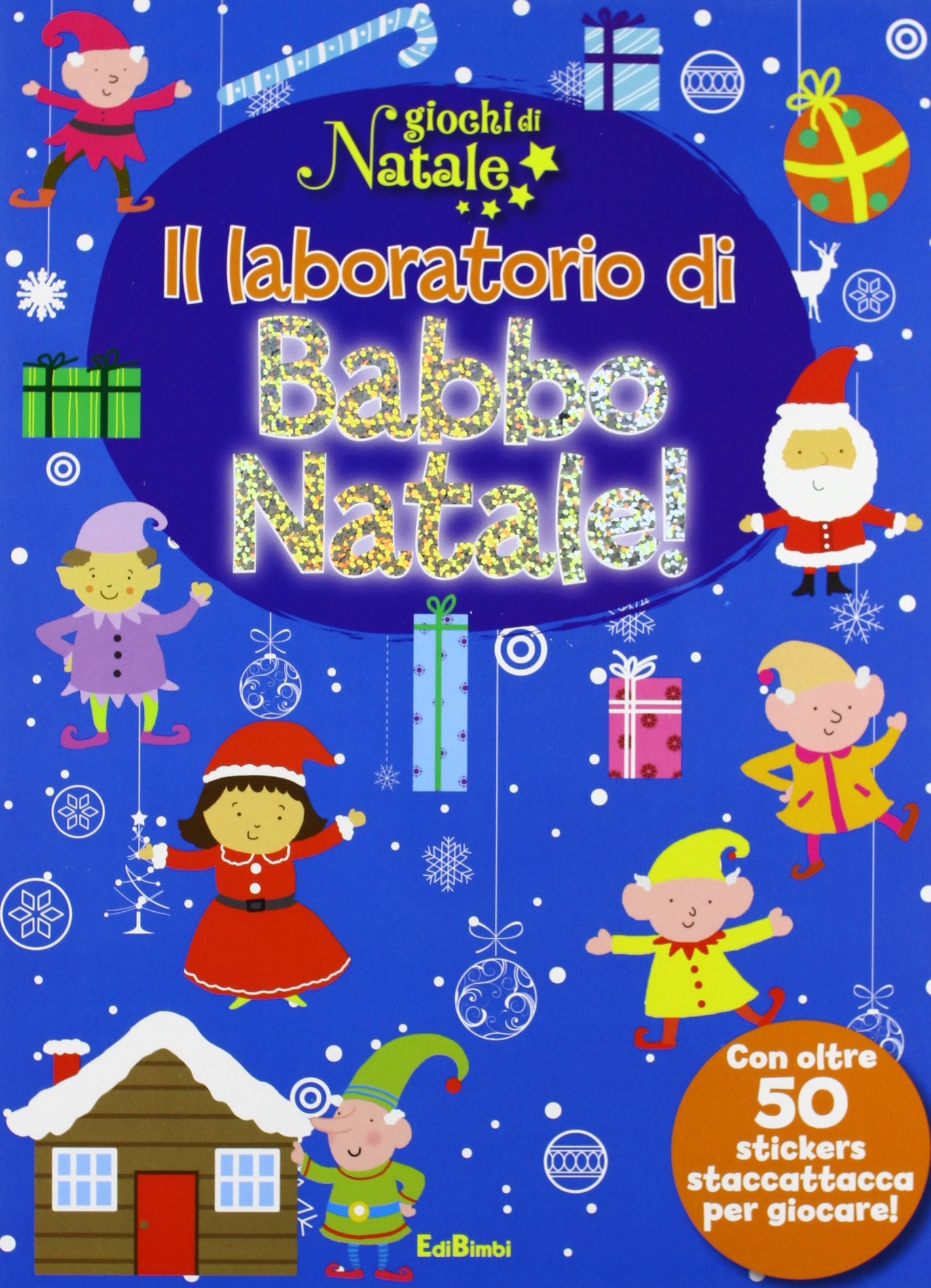 Il laboratorio di Babbo Natale! Giochi di Natale. Con adesivi. Ediz. illustrata Tiptoi & Games