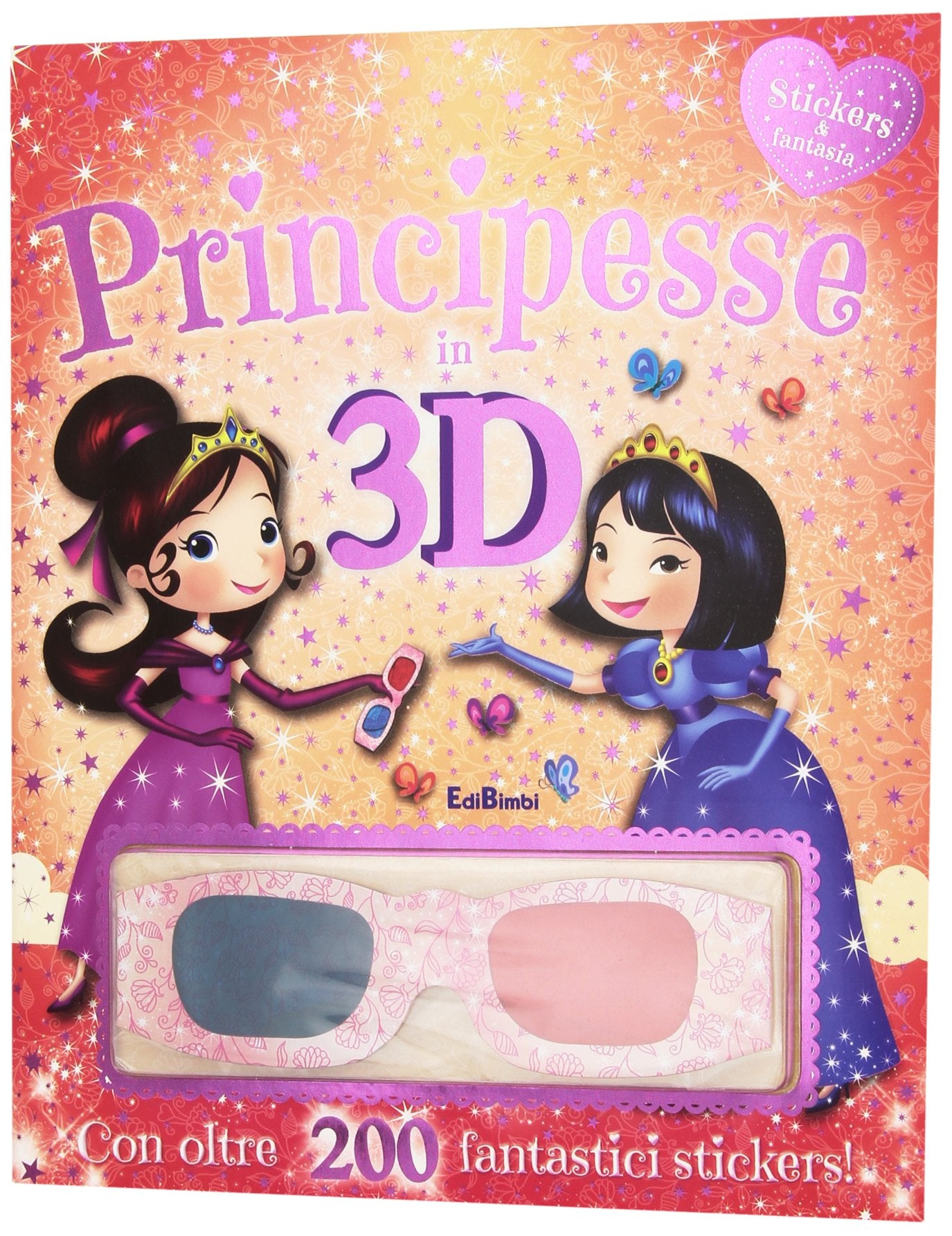 Principesse in 3D. Stickers & fantasia. Con gadget Tiptoi & Games
