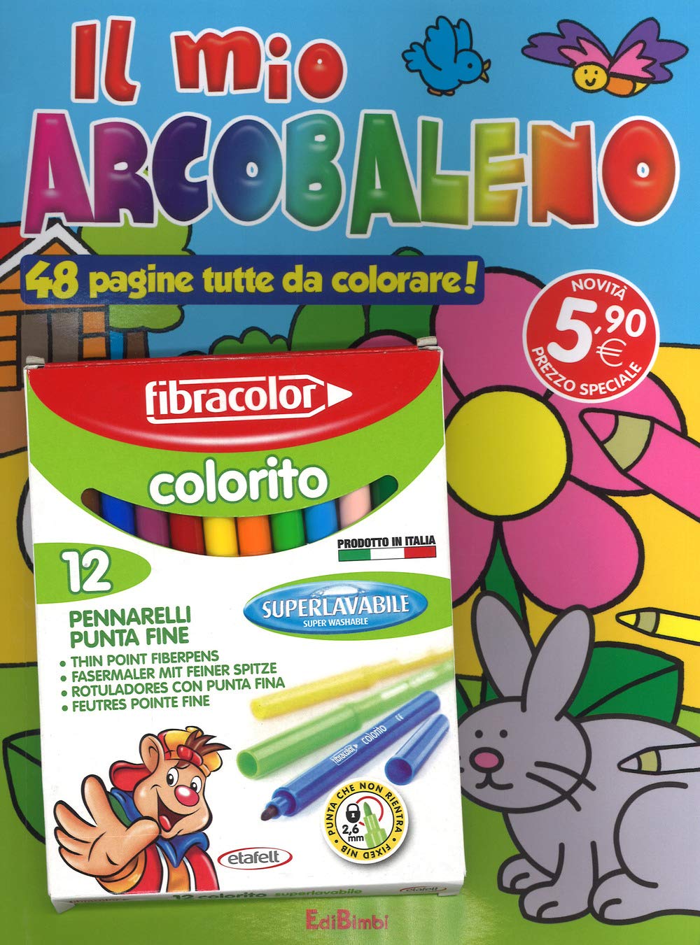 Il mio arcobaleno. Con 6 pennarelli (Album da colorare) Tiptoi & Games