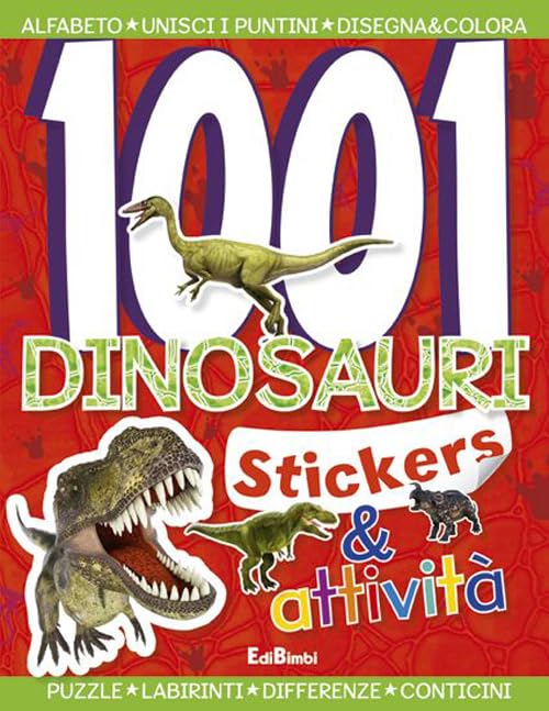 1001 dinosauri. Stickers e fantasia (Vol. 2) (Stickers & attività) Tiptoi & Games