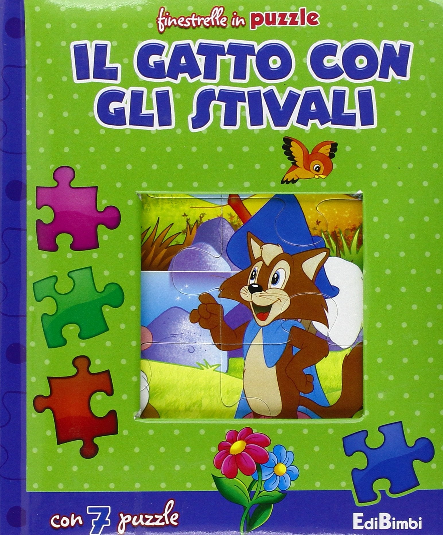 Il gatto con gli stivali. Finestrelle in puzzle. Ediz. illustrata book