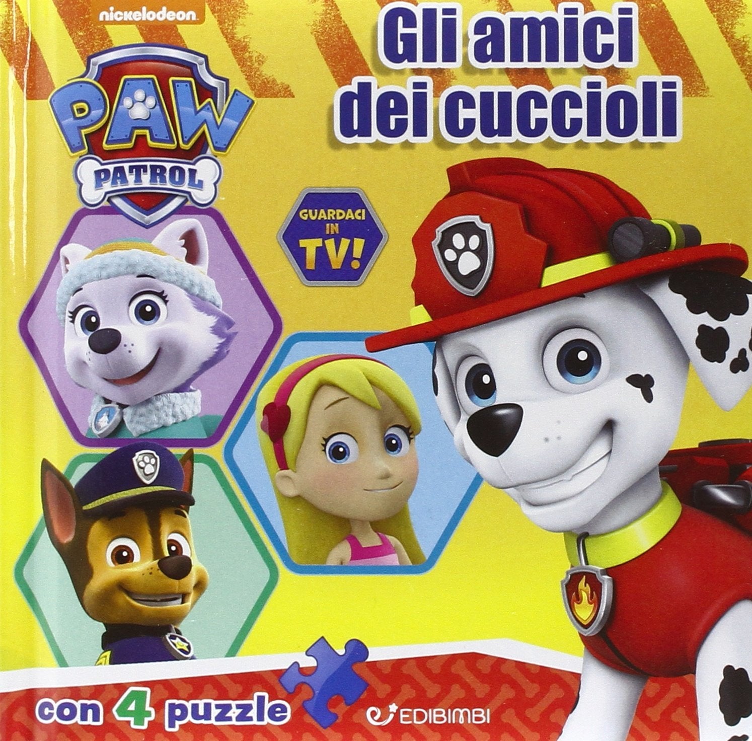 Gli amici dei cuccioli. 4 puzzle. Paw Patrol. Ediz. illustrata book