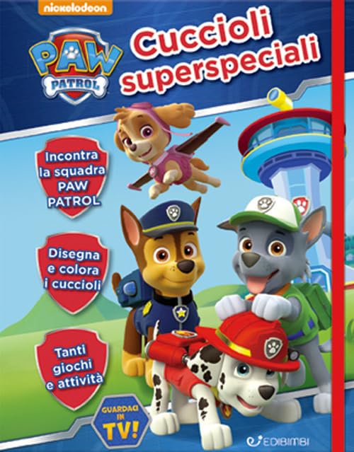 Cuccioli superspeciali. Paw Patrol. Diario con elastico. Ediz. a colori book