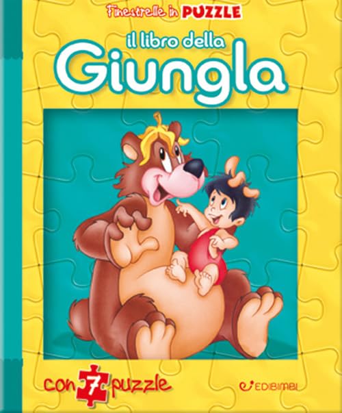 Il libro della giungla. Finestrelle in puzzle. Ediz. a colori book
