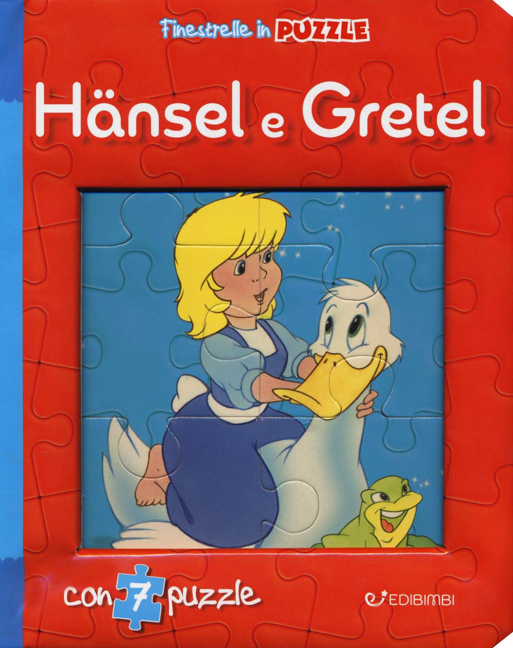 Hänsel e Gretel. Finestrelle in puzzle. Ediz. a colori book