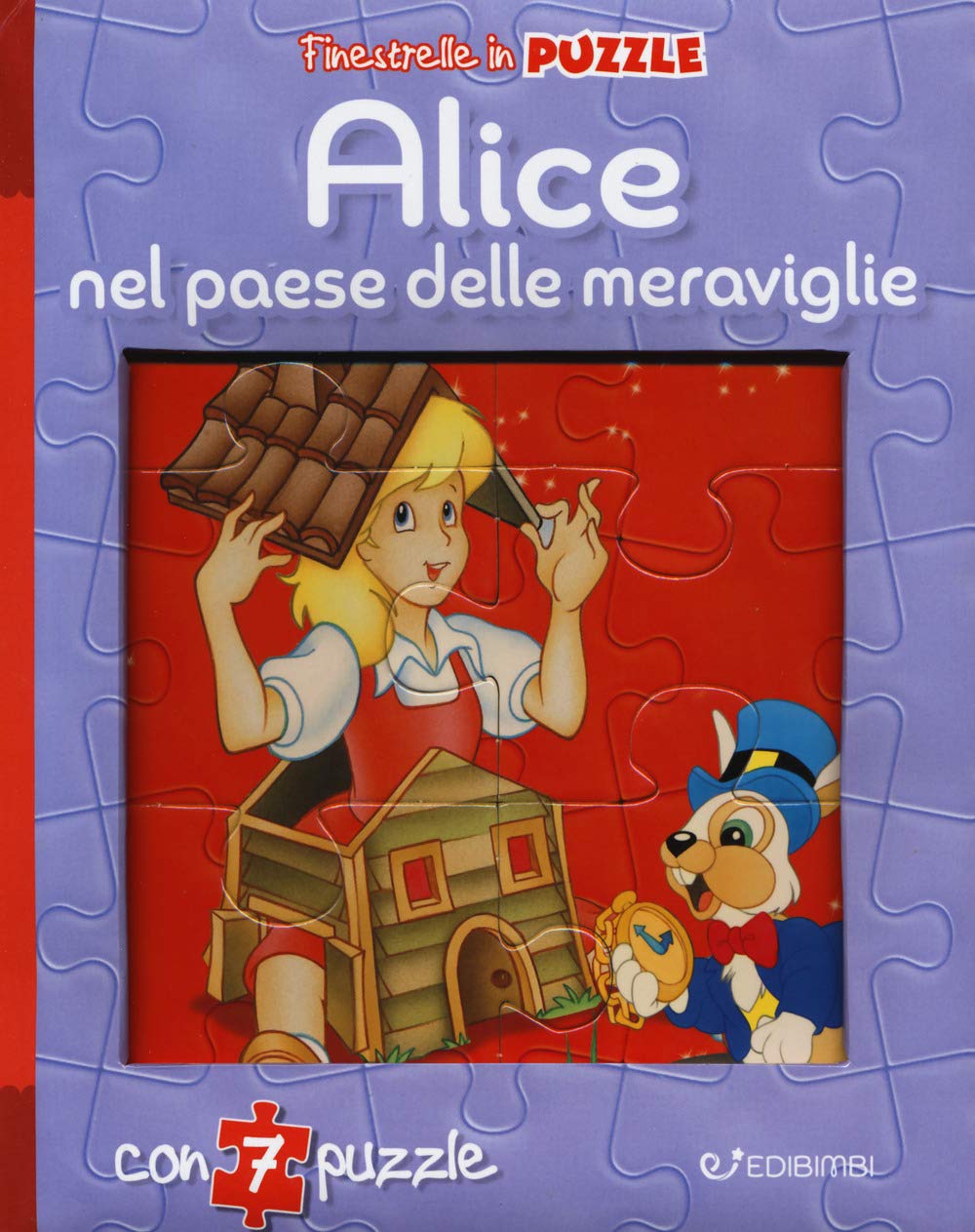 Alice nel paese delle meraviglie. Finestrelle in puzzle. Ediz. a colori book