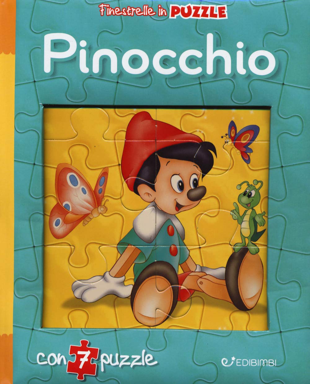 Pinocchio. Finestrelle in puzzle. Ediz. a colori book