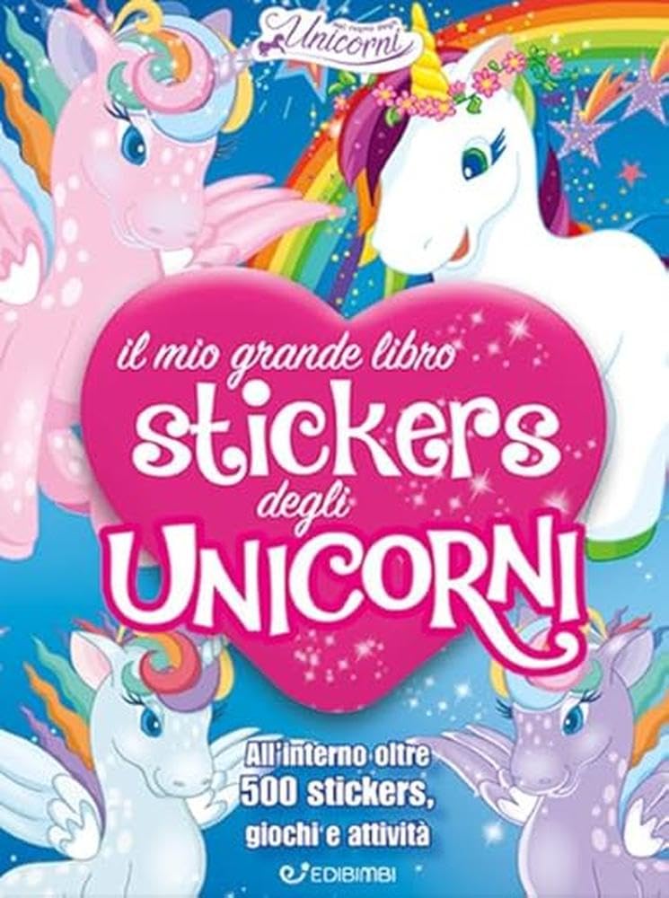 Il mio grande libro stickers degli unicorni. Il regno degli unicorni. Con adesivi Tiptoi & Games