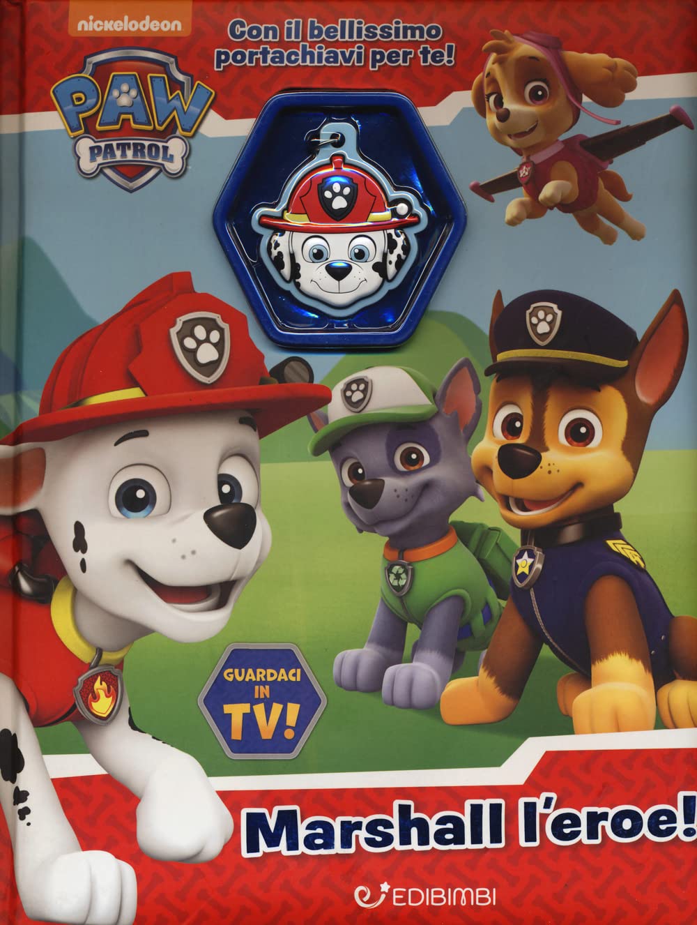 Marshall l'eroe! Paw Patrol. Charm book. Ediz. a colori. Con portachiave book