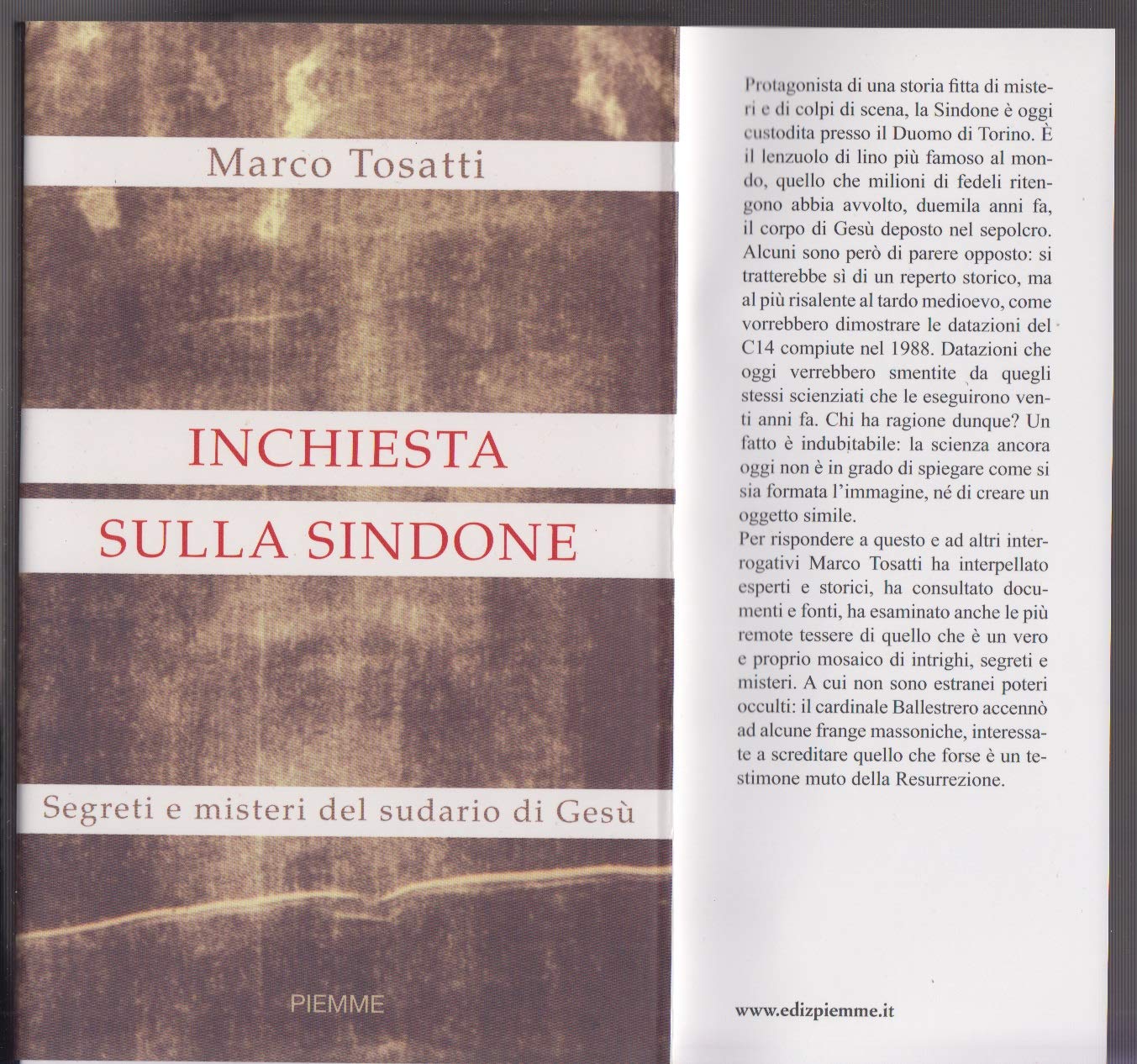 Inchiesta sulla Sindone. Segreti e misteri del sudario di Gesù Religion & Esotericism