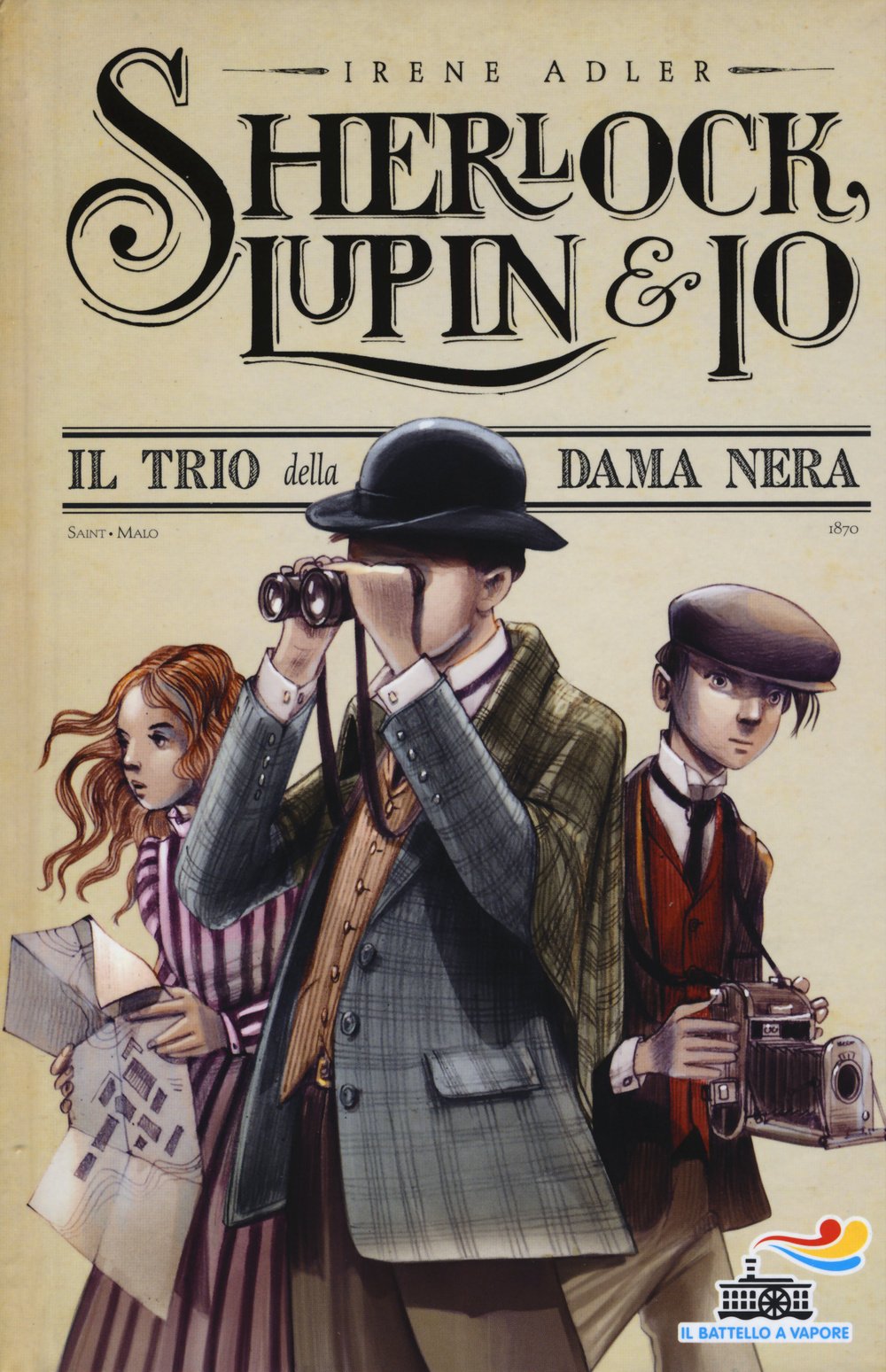 Il trio della Dama Nera (Il battello a vapore. Sherlock, Lupin & io) Novels & Short Stories