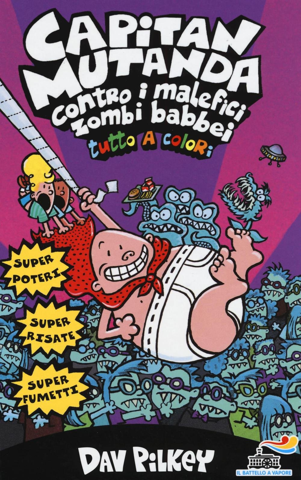 Capitan Mutanda contro i malefici zombi babbei book