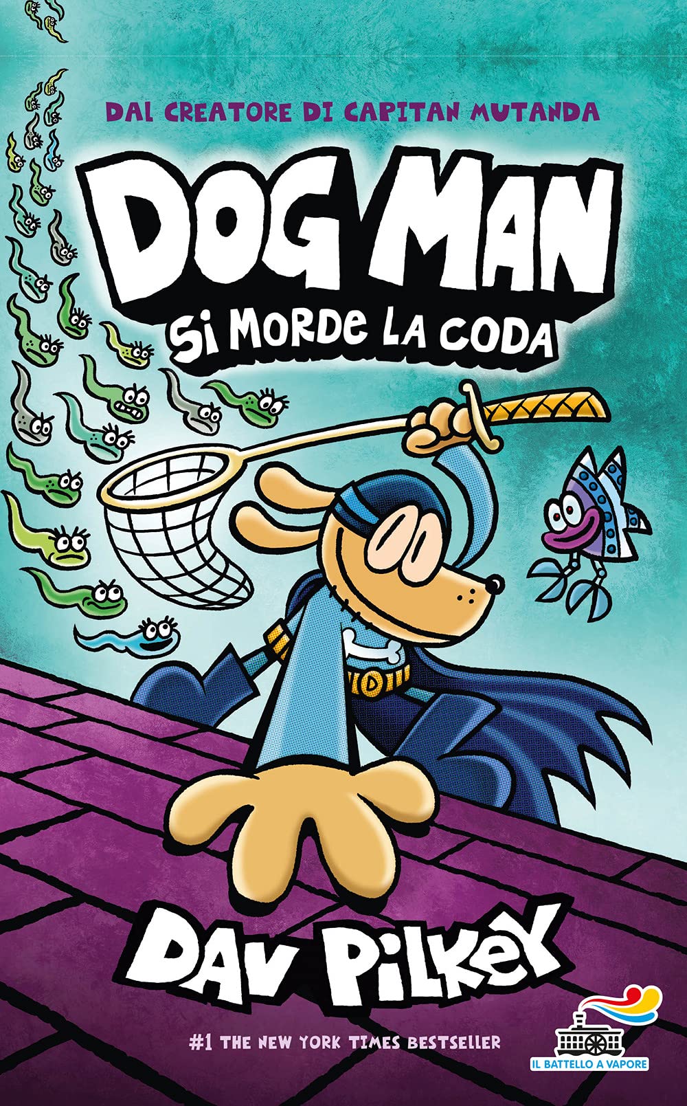 Dog Man si morde la coda Manga