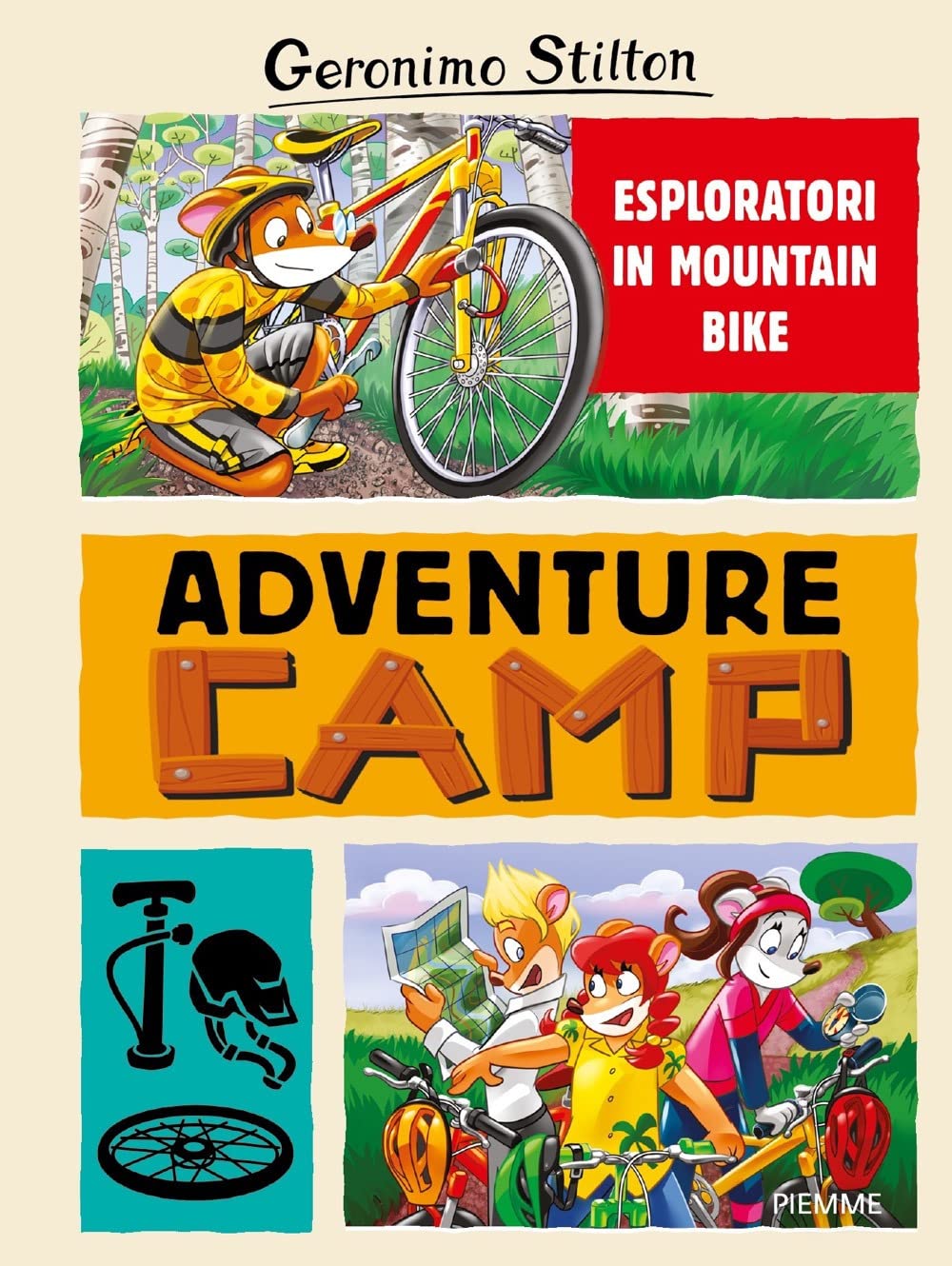 Esploratori in mountain bike. Adventure camp Novels & Short Stories