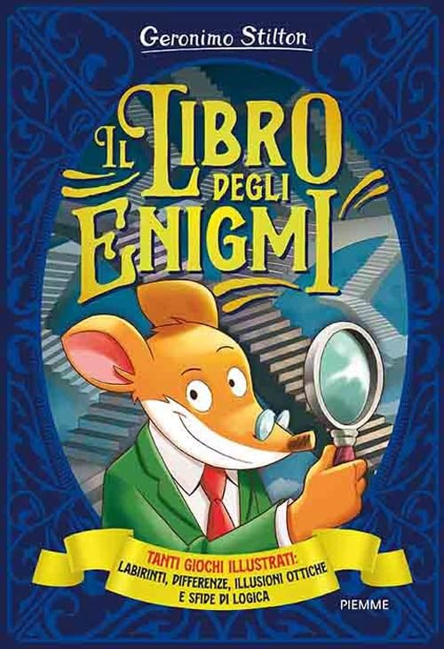 Il libro degli enigmi. Tanti giochi illustrati: labirinti, differenze, illusioni ottiche e sfide di logica book