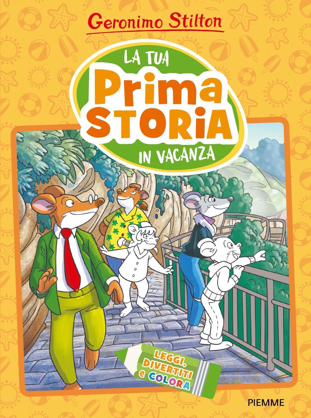 La tua prima storia in vacanza. Leggi, divertiti e colora book