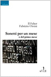 Sonetti per un mese o del primo mese (Nuove voci) Poetry