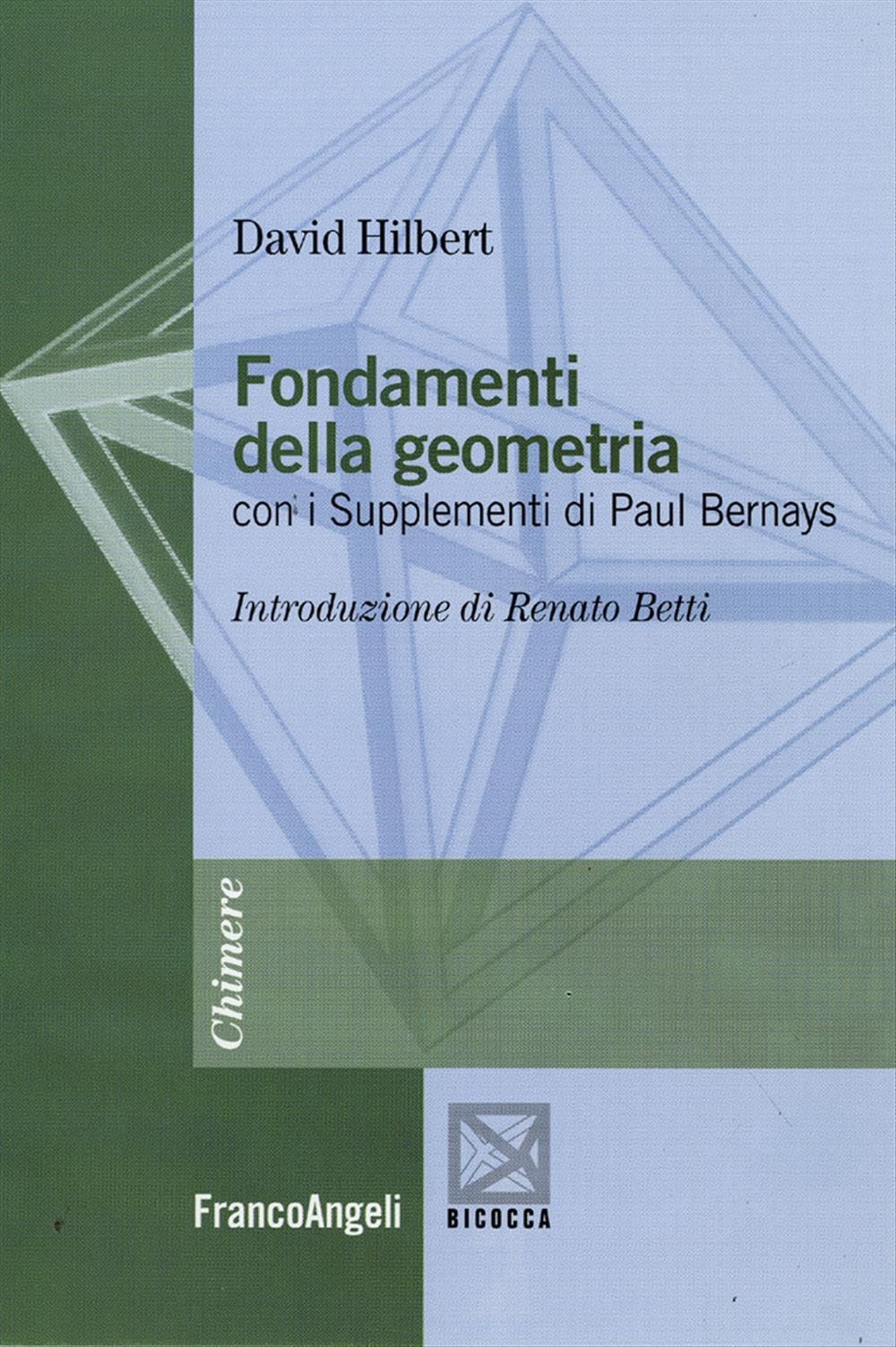 Fondamenti della geometria. Con i supplementi di Paul Bernays book