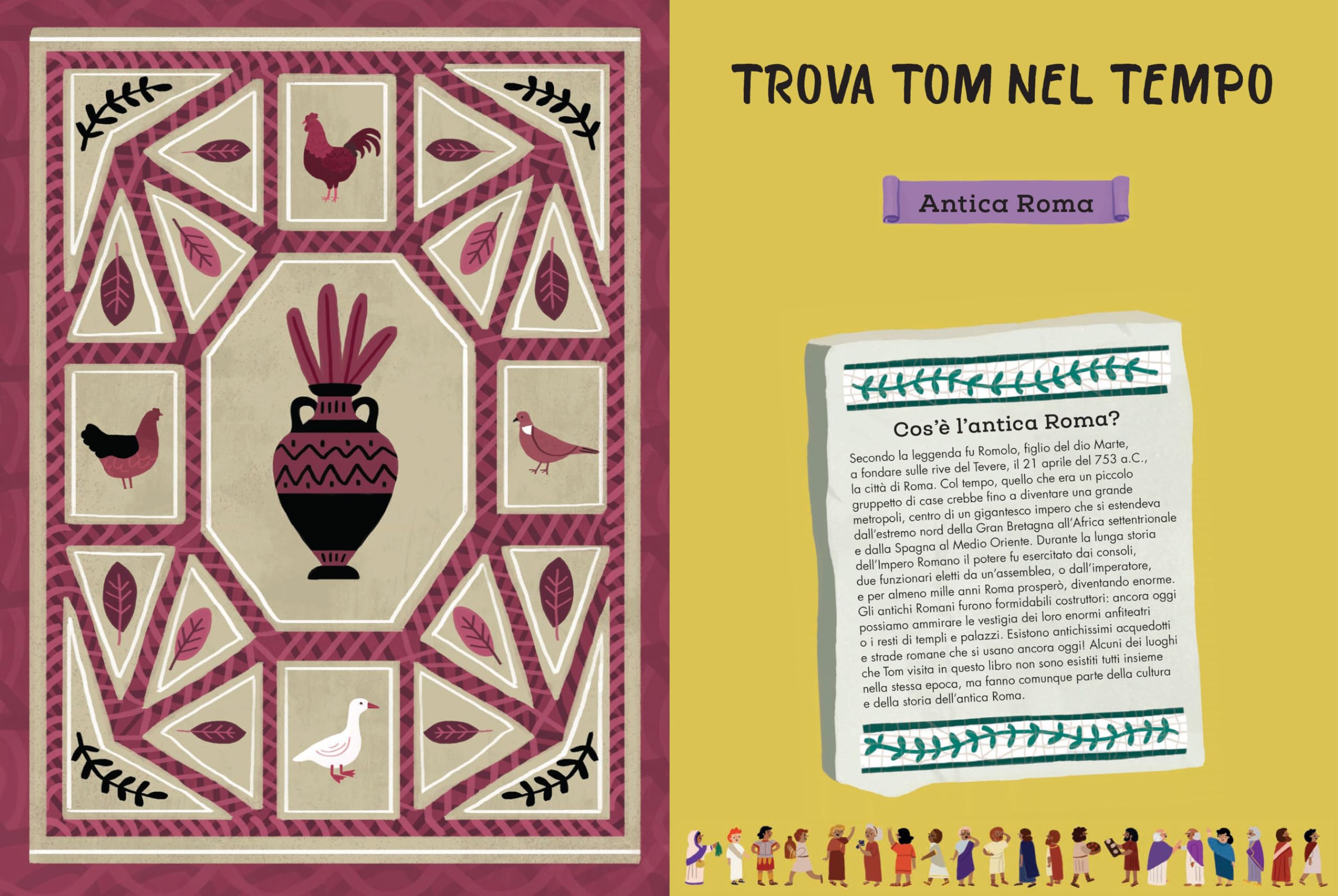 Trova Tom nel tempo. Antica Roma. Ediz. a colori book