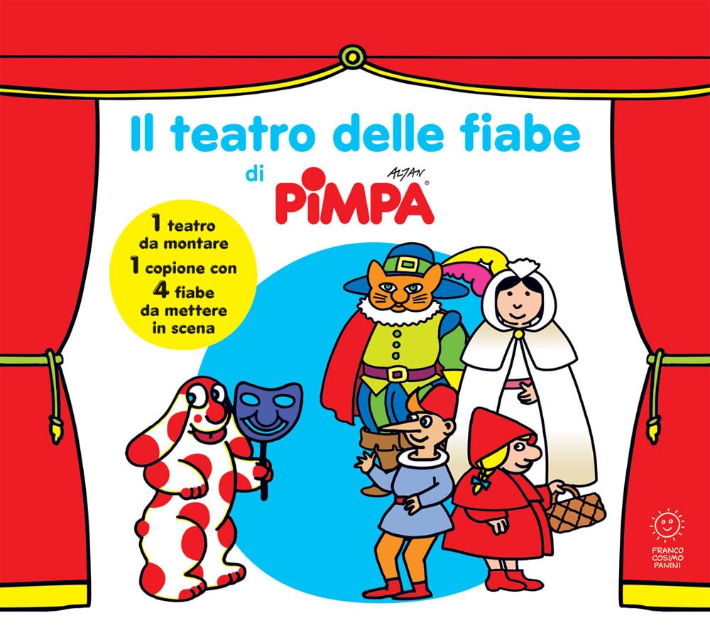 Il teatro delle fiabe di Pimpa. Ediz. a colori book