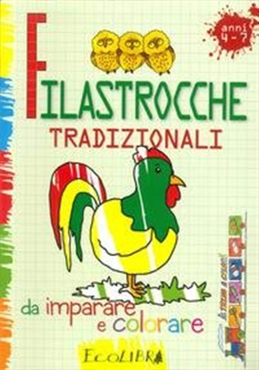 Filastrocche tradizionali da imparare e colorare book