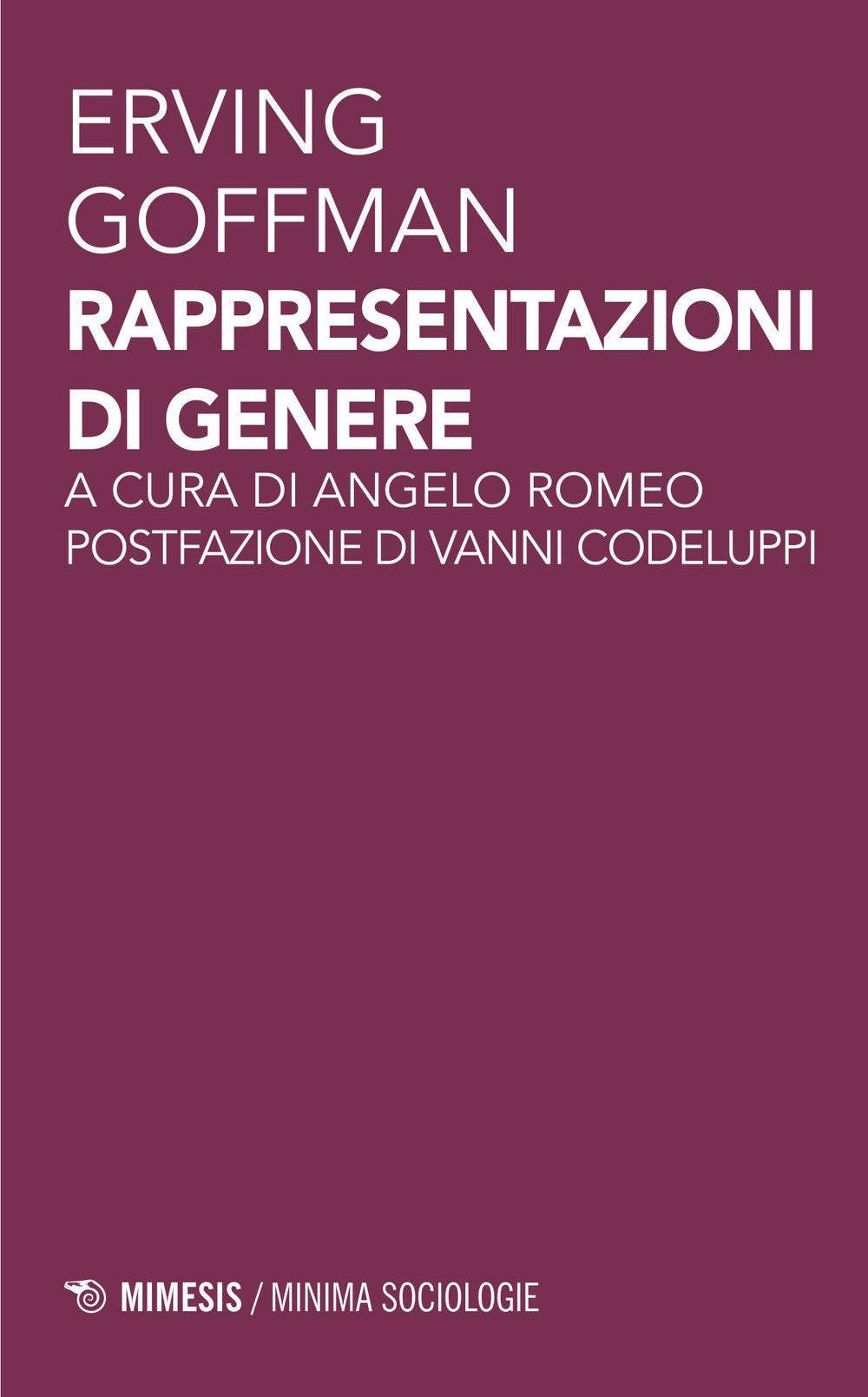Rappresentazioni di genere (Minima / Sociologie) Social Sciences