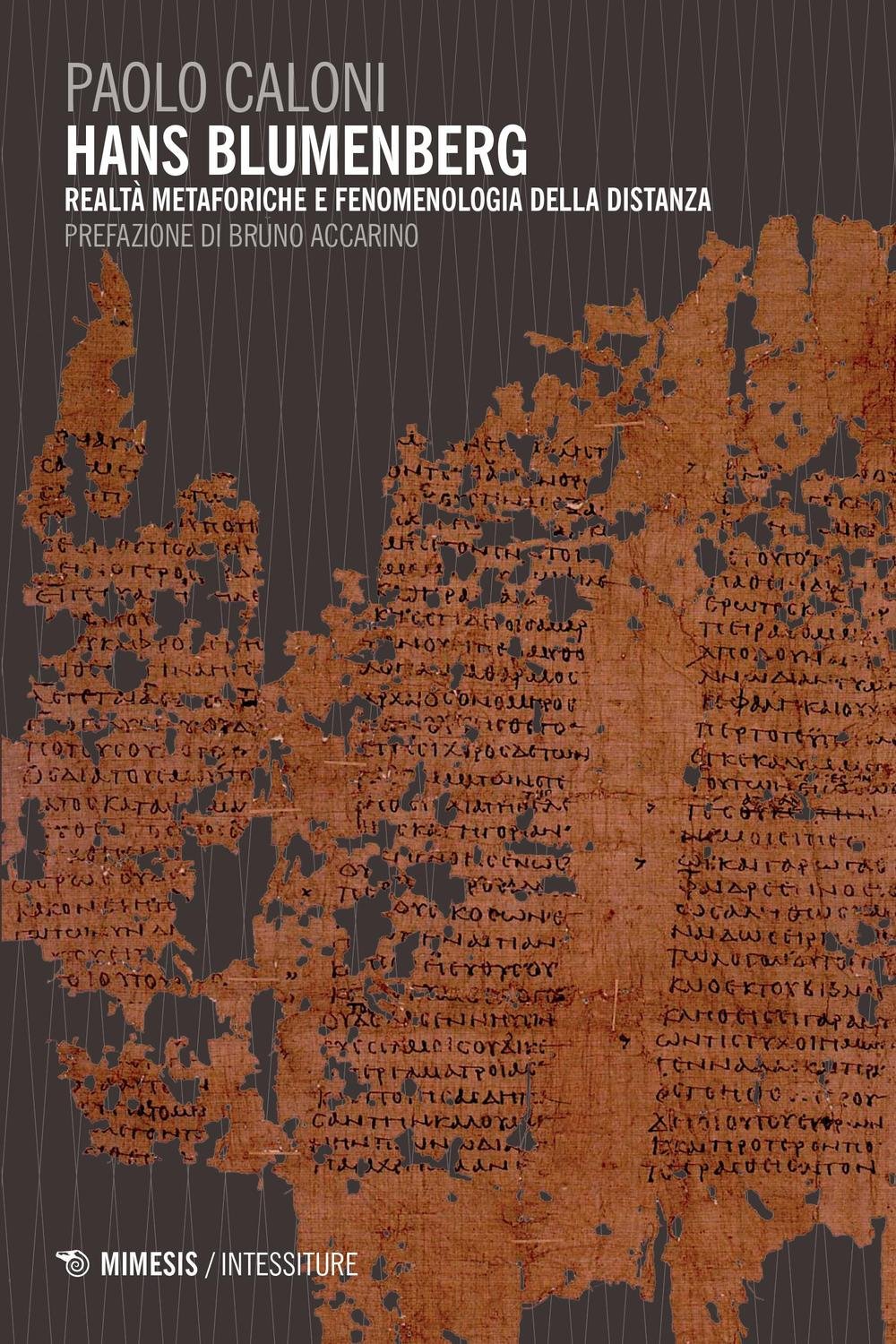 Hans Blumenberg. Metaforiche e fenomenologia della distanza book