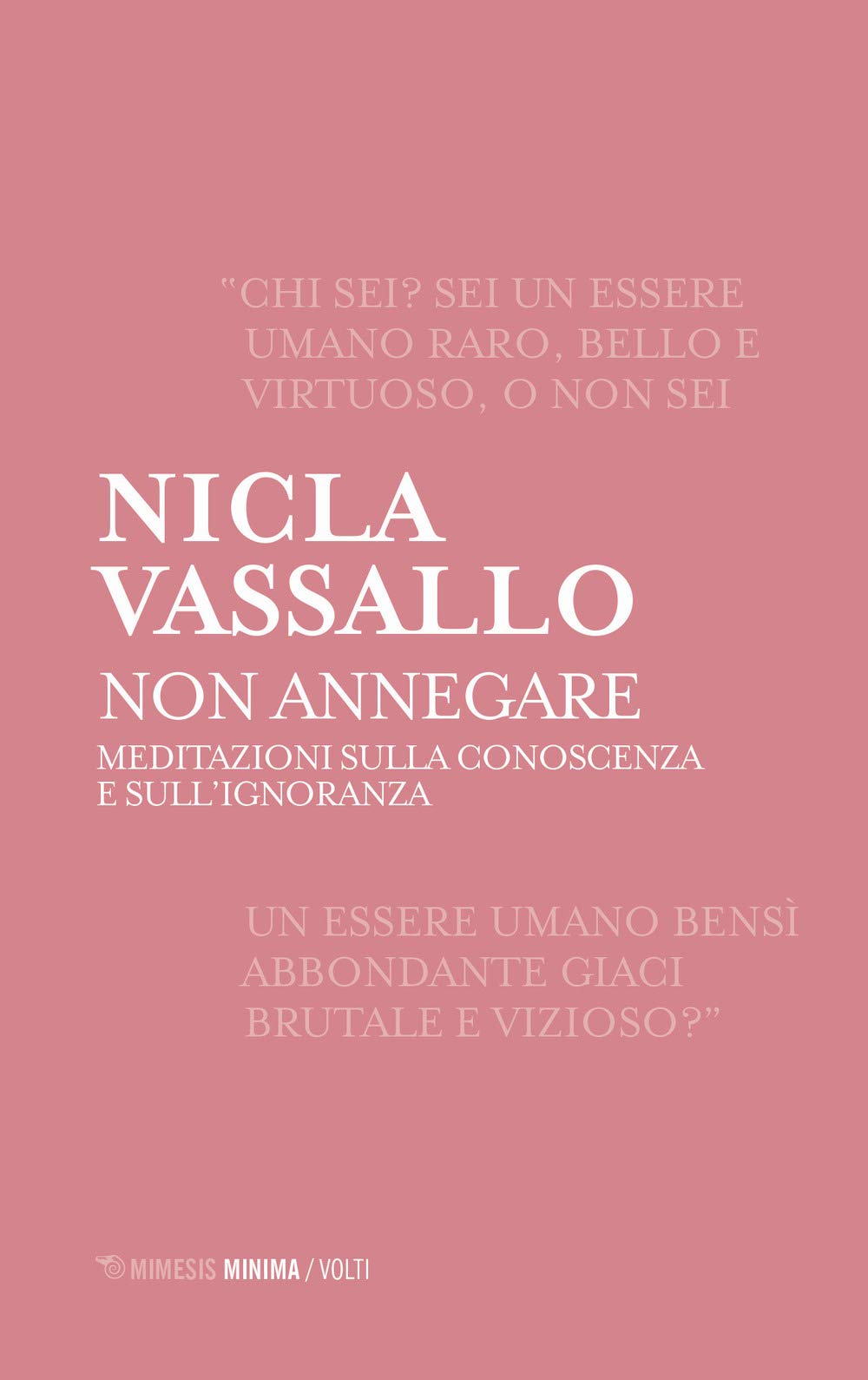 Non annegare. Meditazioni sulla conoscenza e sull'ignoranza Philosophy