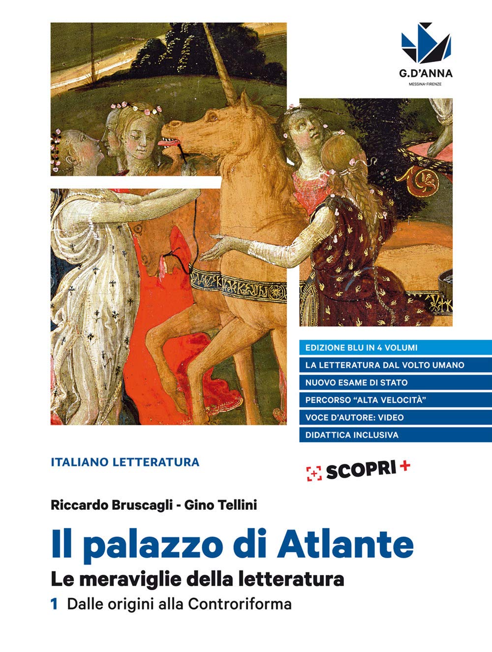 Il palazzo di Atlante. Le meraviglie della letteratura. Ediz. blu. Con Antologia della Commedia. Per il triennio delle Scuole superiori. Dalle origini alla Controriforma (Vol. 1) Professional & Reference Books