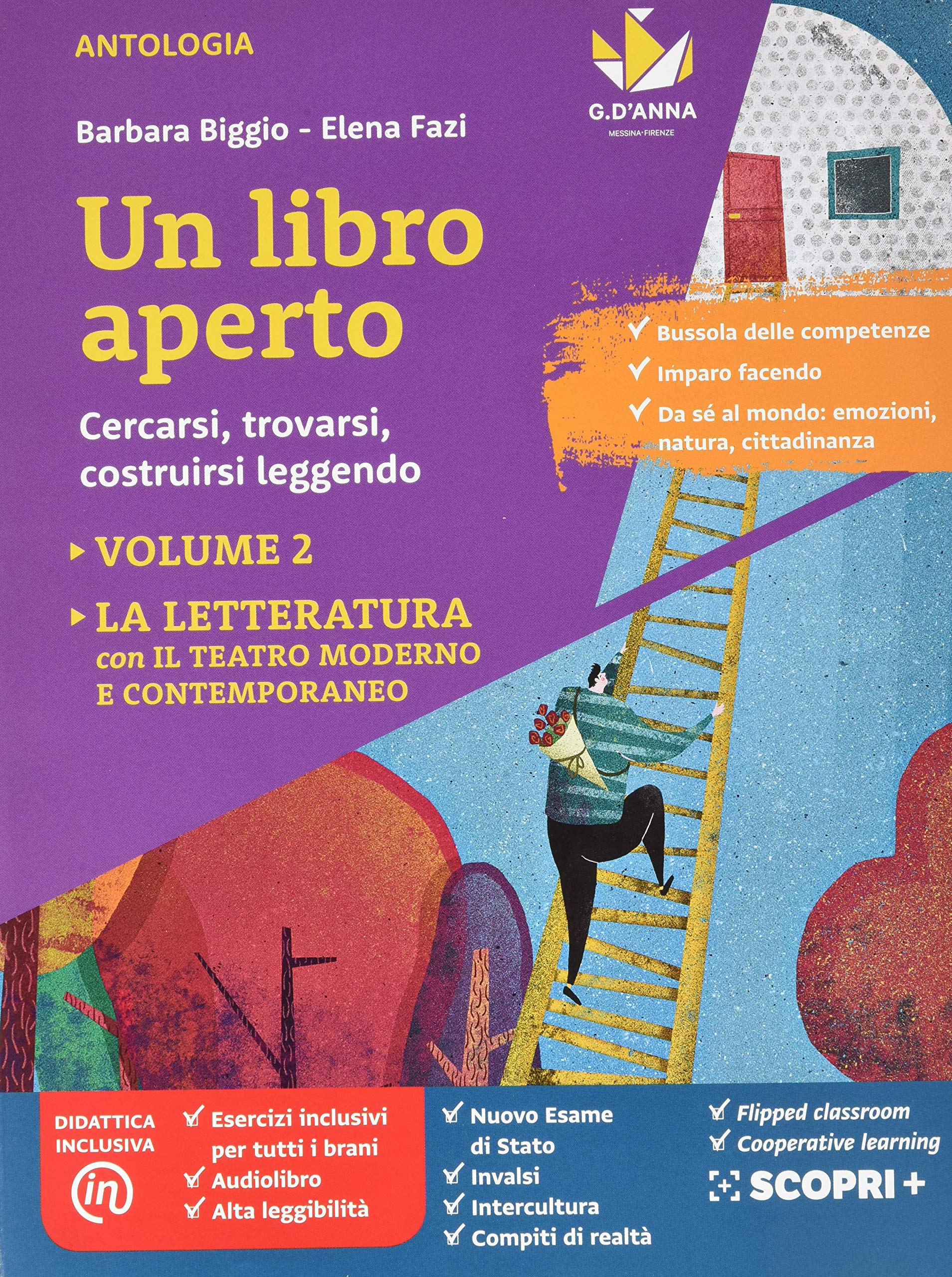 Un libro aperto. Cercarsi, trovarsi, costruirsi leggendo. Con Bussola delle competenze, Quaderno delle competenze, La letteratura con il teatro ... Per la Scuola media. Con e-... (Vol. 2) book