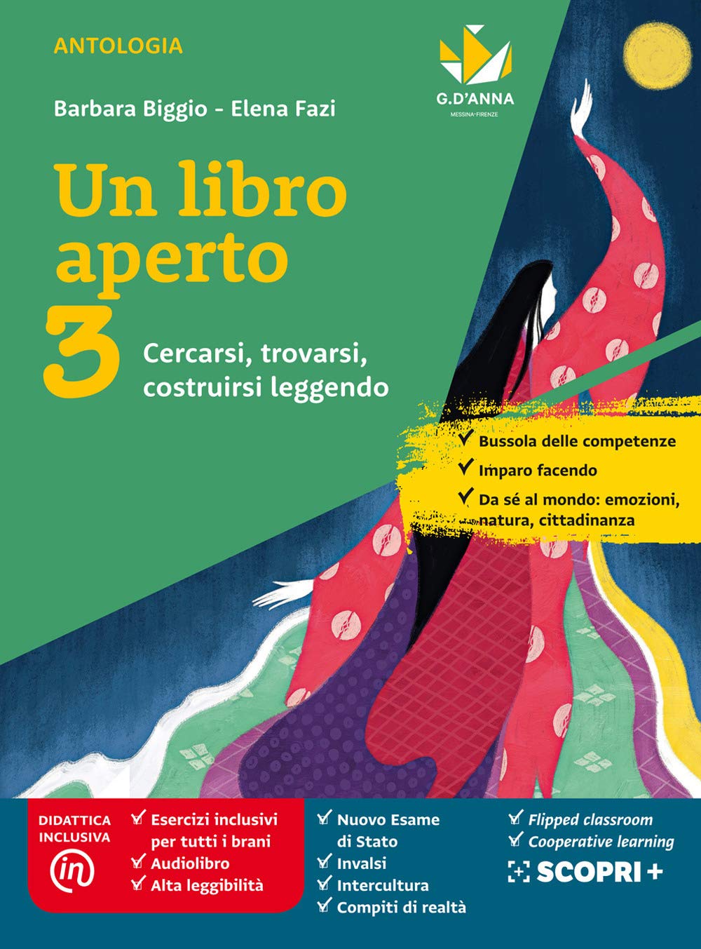Un libro aperto. Cercarsi, trovarsi, costruirsi leggendo. Con Bussola delle competenze, Quaderno delle competenze. Per la Scuola media. Con e-book. Con espansione online (Vol. 3) Professional & Reference Books