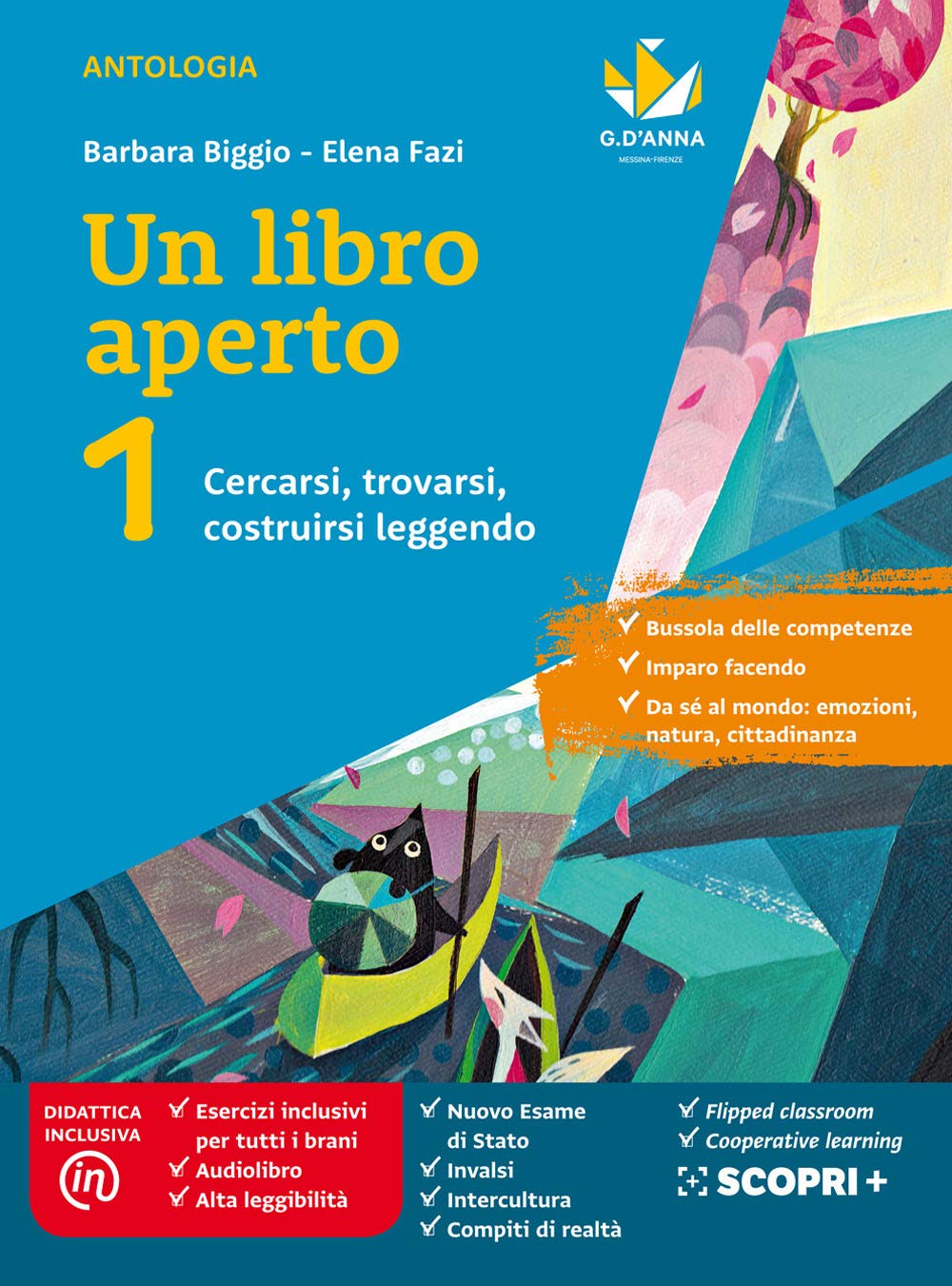Un libro aperto. Cercarsi, trovarsi, costruirsi leggendo. Con Bussola delle competenze, Quaderno delle competenze. Per la Scuola media. Con e-book. Con espansione online (Vol. 1) Professional & Reference Books
