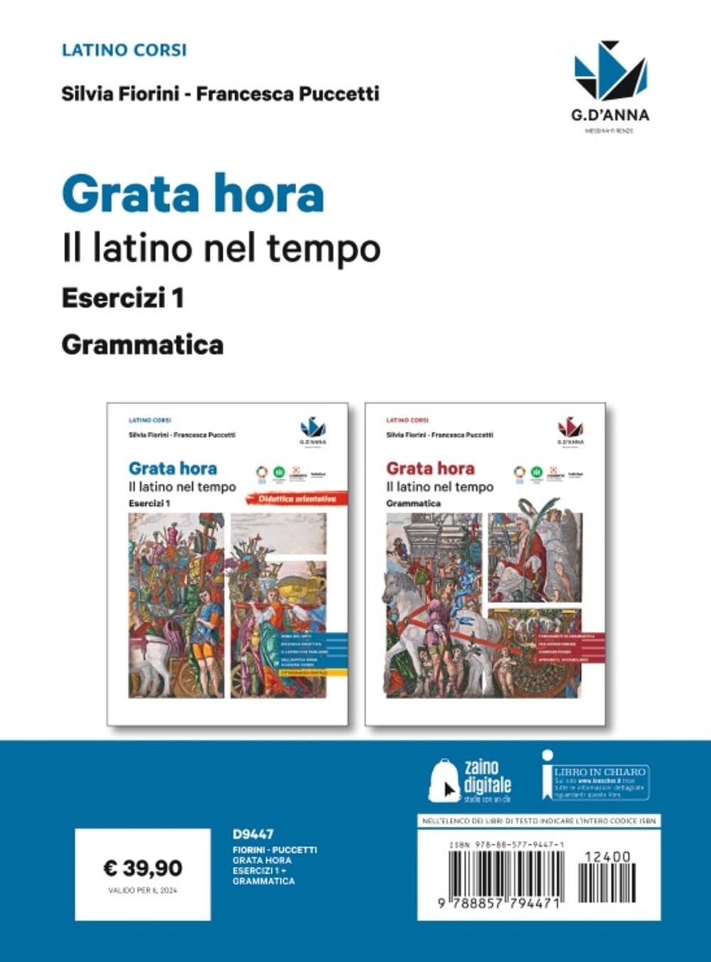 Grata hora. Il latino nel tempo. Grammatica + esercizi. Per le Scuole superiori. Con e-book. Con espansione online (Vol. 1) Professional & Reference Books