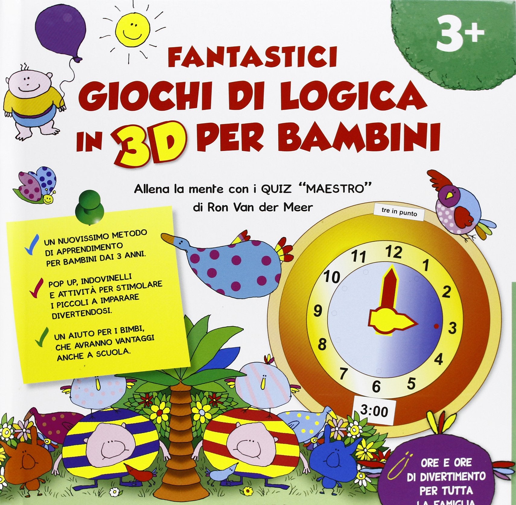 Fantastici giochi di logica in 3D per bambini book
