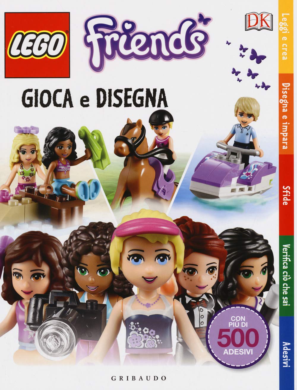 Gioca e disegna. Lego friends. Con adesivi. Ediz. illustrata book