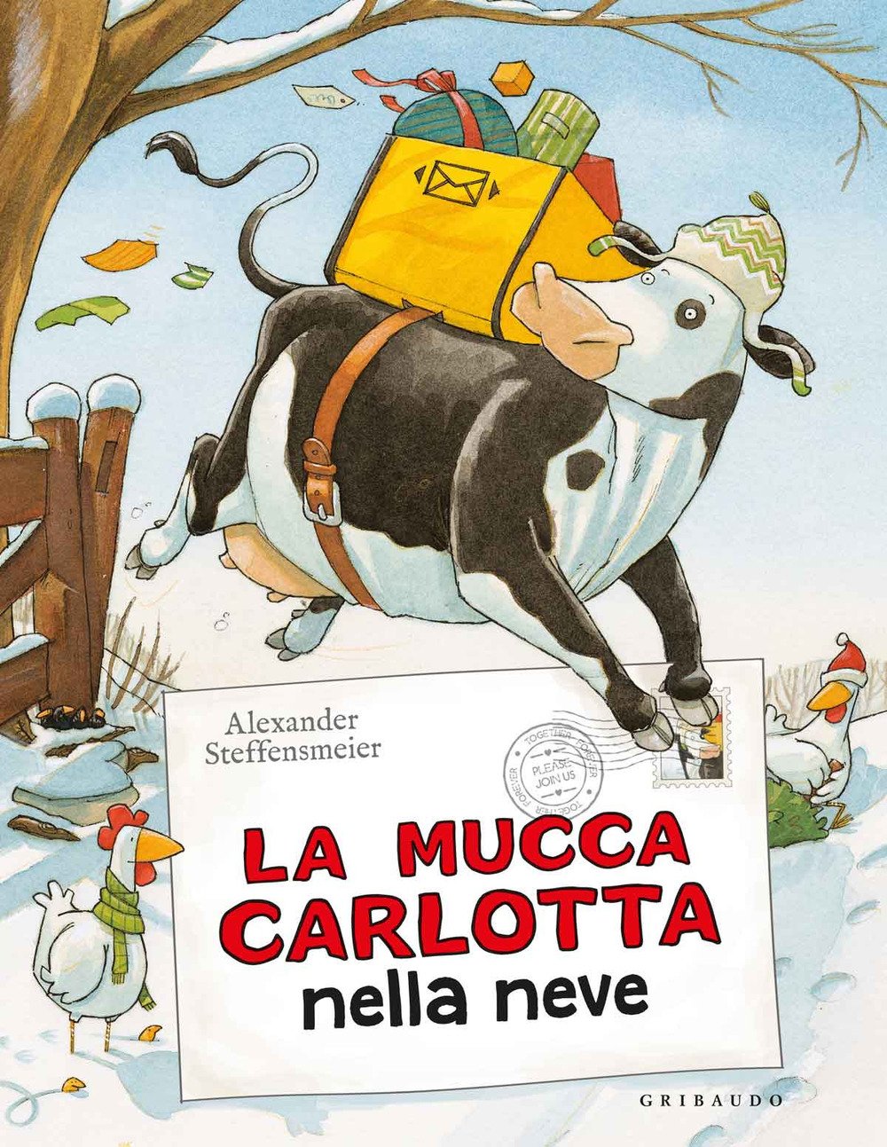 La mucca Carlotta sulla neve. Ediz. a colori book