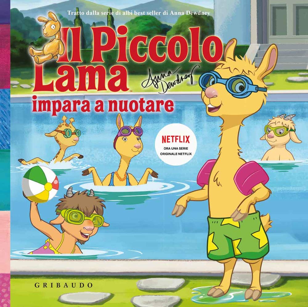 Il piccolo Lama impara a nuotare. Ediz. a colori book