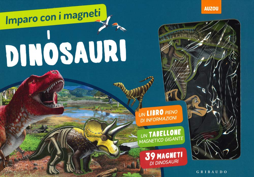 Dinosauri. Imparo con i magneti. Ediz. a colori. Con gadget book