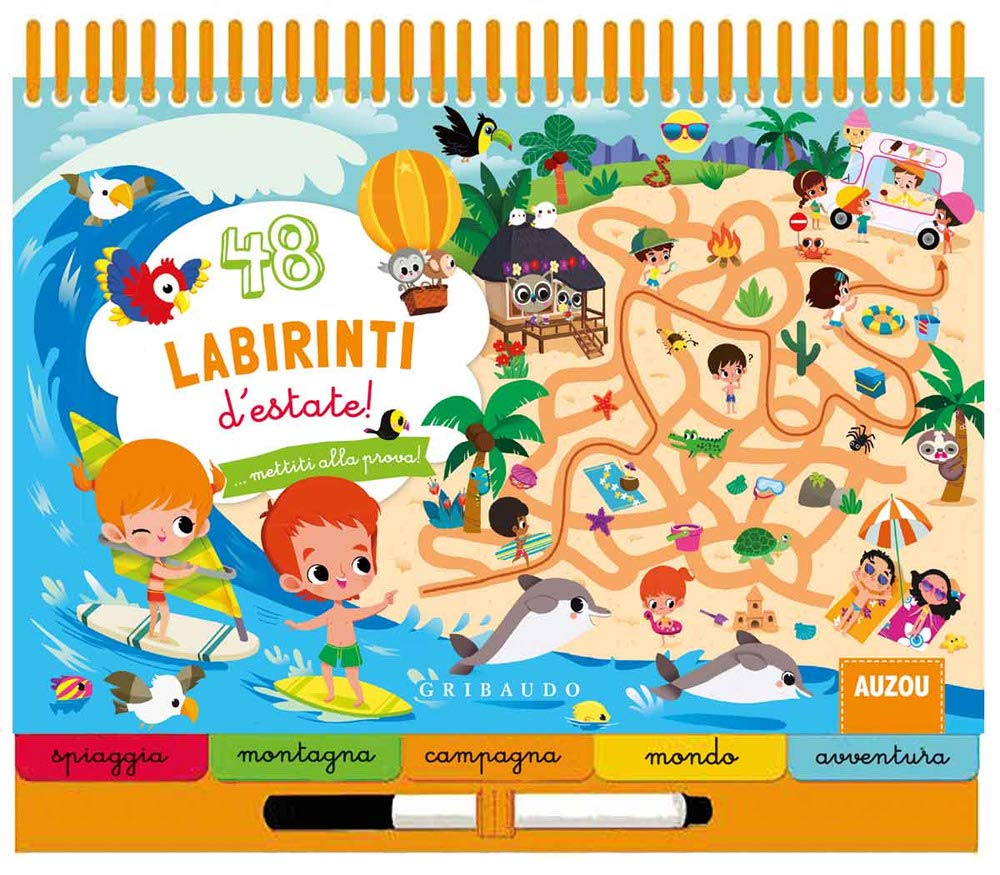Labirinti d'estate. Ediz. a colori. Ediz. a spirale. Con gadget book