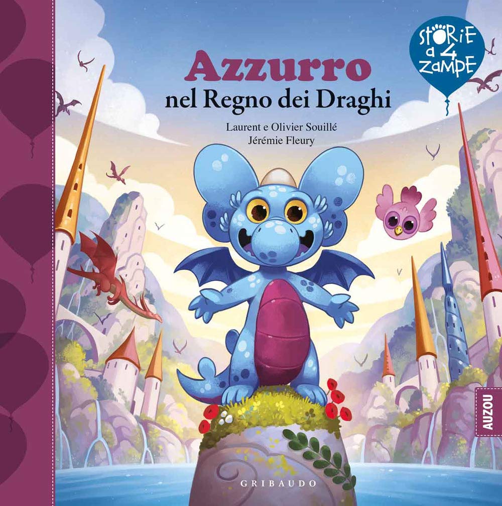 Azzurro nel regno dei draghi. Ediz. a colori book