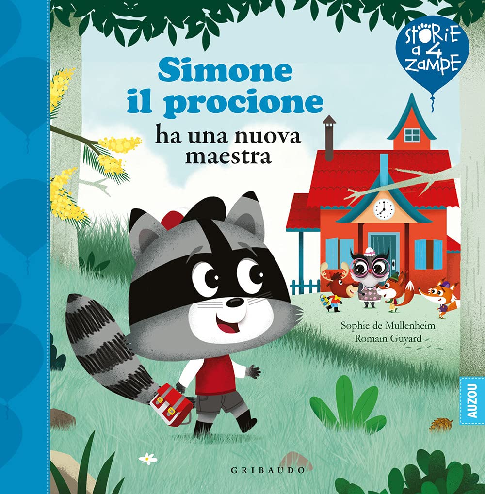 Simone il procione ha una nuova maestra. Ediz. a colori book