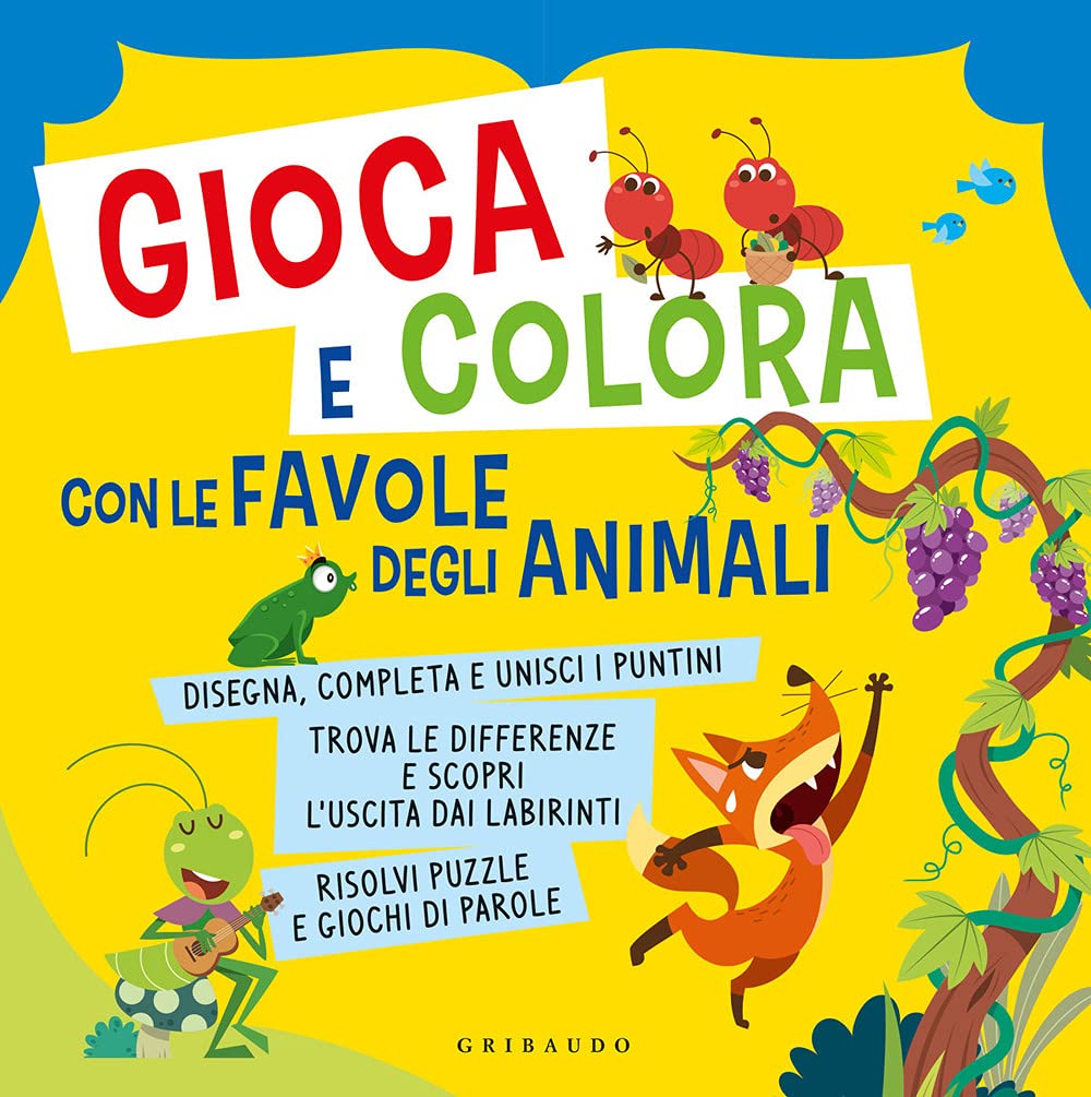 Gioca e colora con le favole degli animali. Ediz. a colori (Disegna e crea) Non-fiction