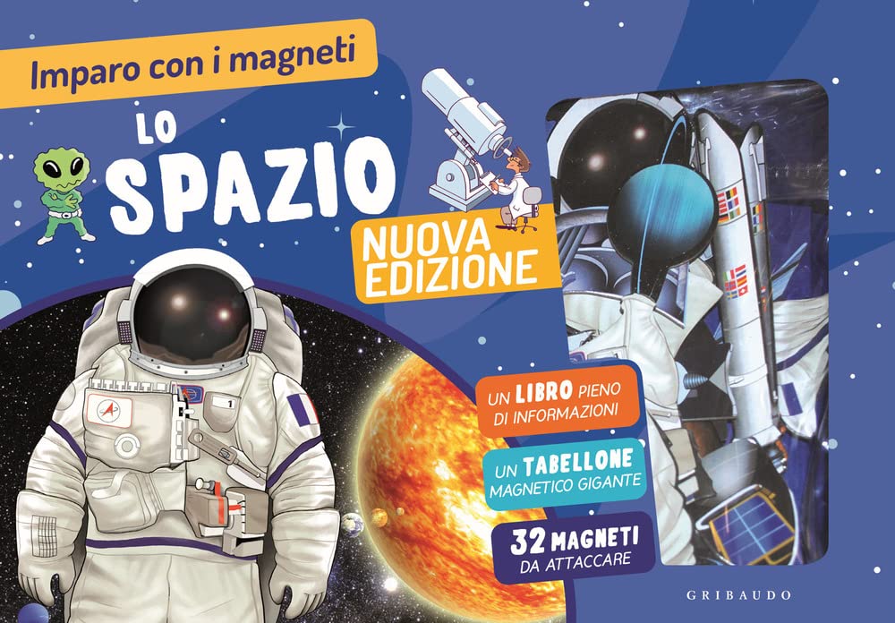 Lo spazio. Imparo con i magneti. Nuova ediz. Con 32 magneti. Con tabellone magnetico book