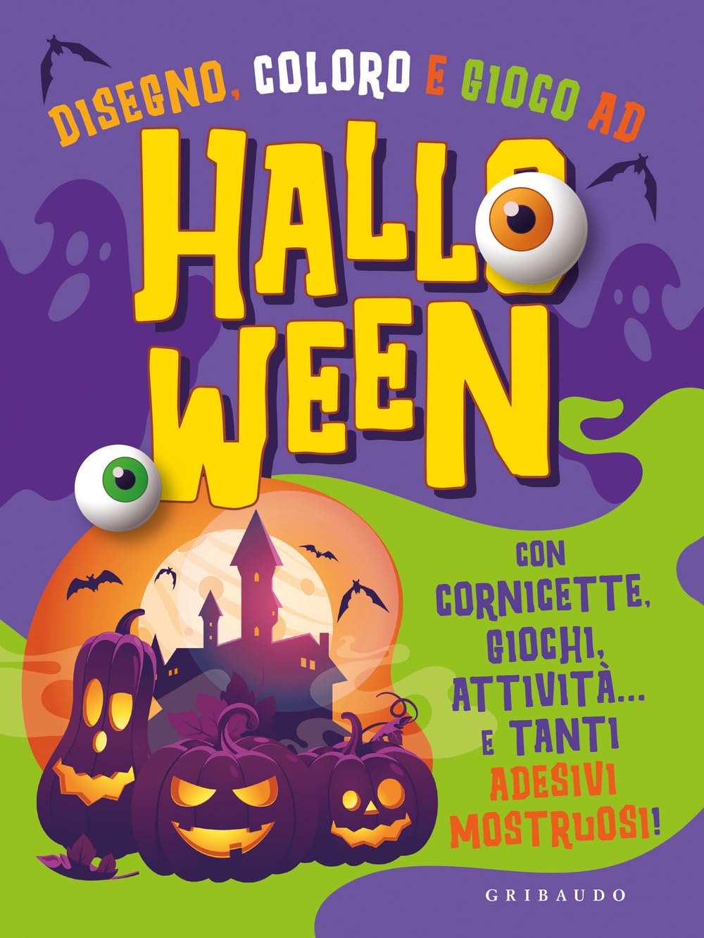 Disegno, coloro e gioco ad Halloween. Con cornicette, giochi, attività e tanti... adesivi mostruosi! Ediz. illustrata (Disegna e crea) Tiptoi & Games