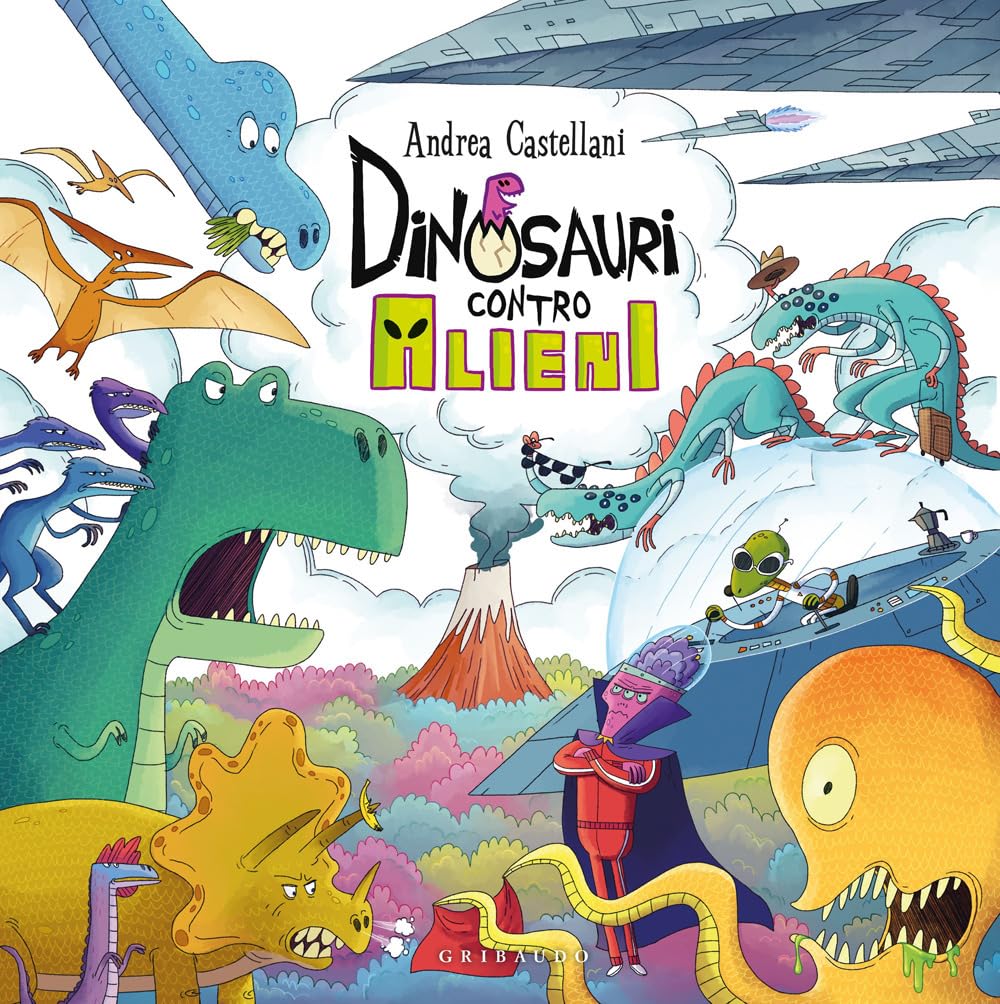 Dinosauri contro alieni. Ediz. a colori book