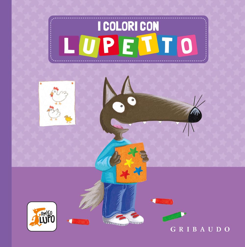I colori con Lupetto. Amico lupo. Ediz. a colori book