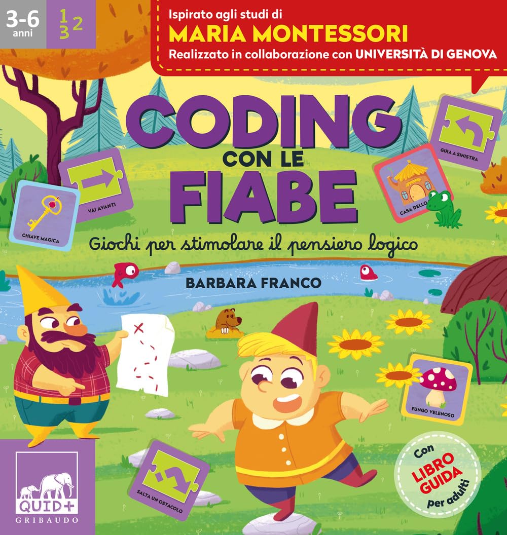 Coding con le fiabe. Giochi per stimolare il pensiero logico. Ediz. a colori. Con 48 carte. Con tappeto gioco book