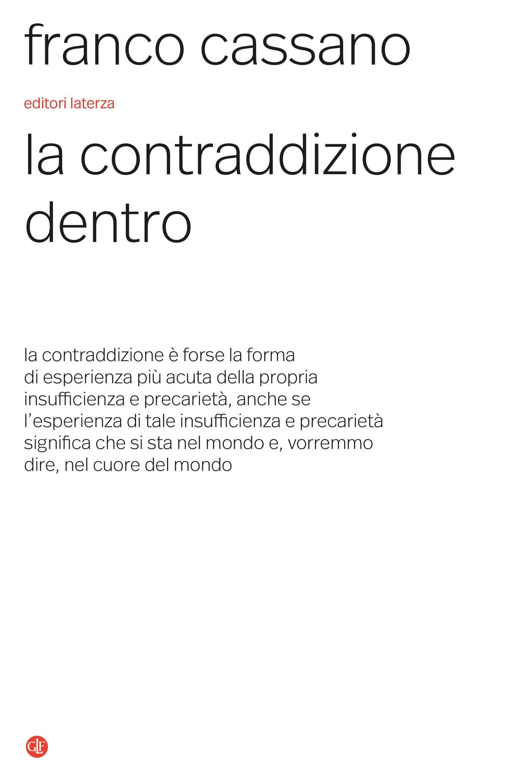La contraddizione dentro book